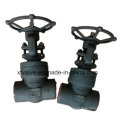 1500lb Forged Steel Pressure Seal Thread End NPT Gate Valve